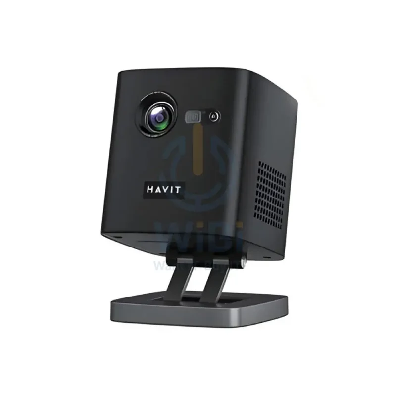بروجكتور هافيت سلسلة سمارت لايف بدقة 4K - ‏10 واط / HDMI / USB / USB-C / بلوتوث / واي فاي - أسود