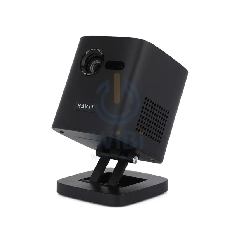 بروجكتور هافيت سلسلة سمارت لايف بدقة 4K - ‏10 واط / HDMI / USB / USB-C / بلوتوث / واي فاي - أسود