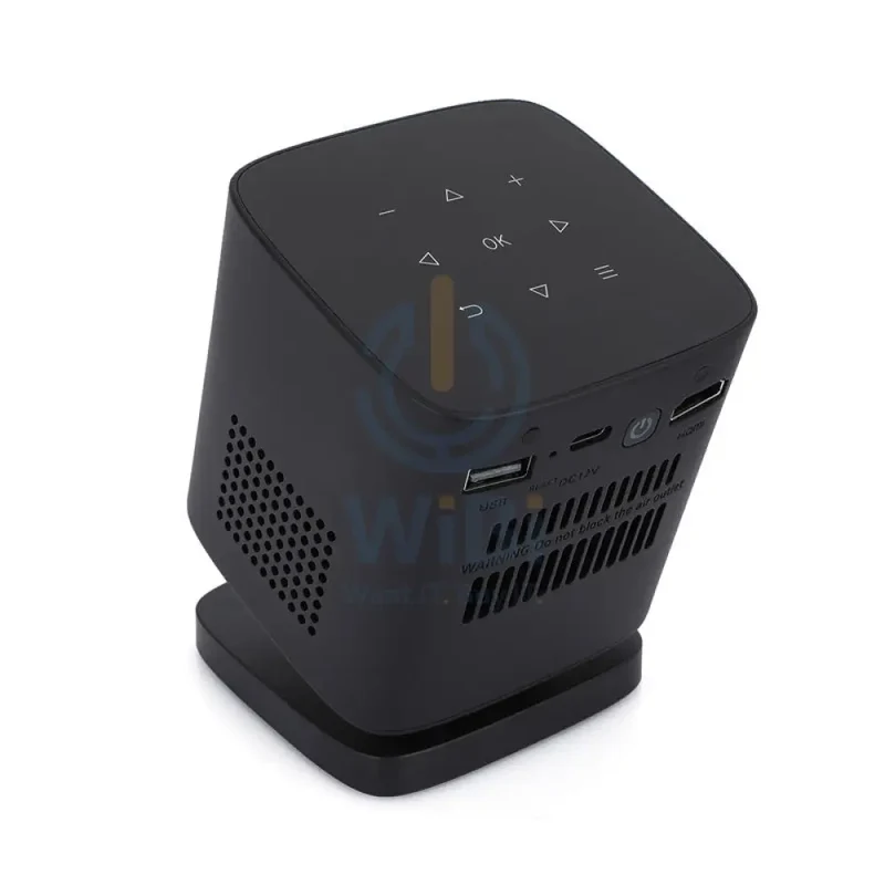بروجكتور هافيت سلسلة سمارت لايف بدقة 4K - ‏10 واط / HDMI / USB / USB-C / بلوتوث / واي فاي - أسود