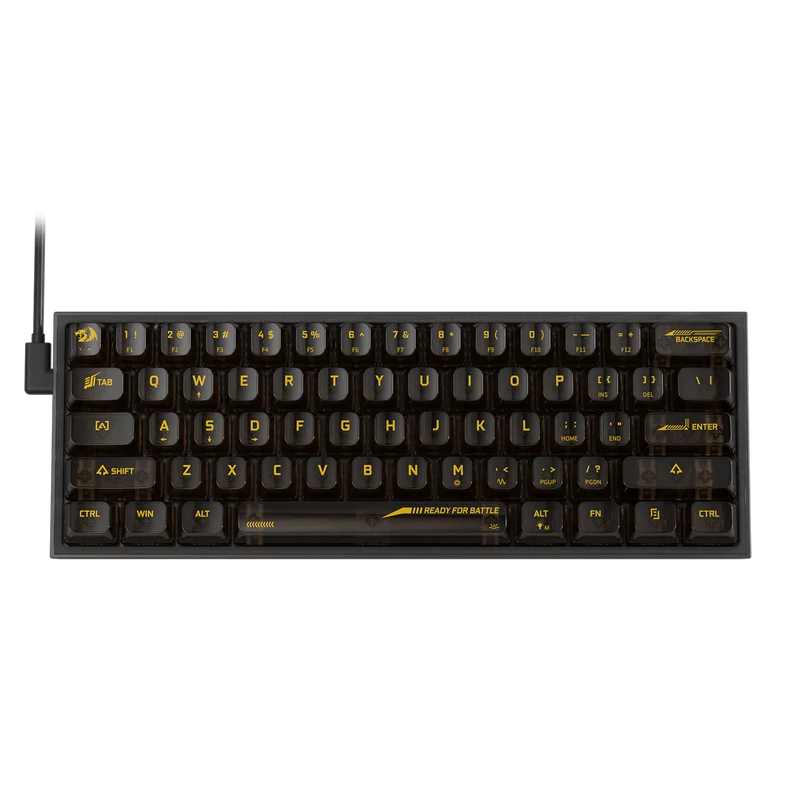 FIZZ K617 SE Full-Transparent Mechanical Keyboard