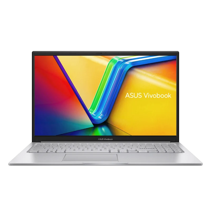 لابتوب أسوس فيفوبوك 15 X1504VA، مقاس 15.6 بوصة بدقة FHD، معالج كور 5 120U، ذاكرة وصول عشوائي 8 جيجابايت، قرص حالة صلبة NVMe M.2 بسعة 512 جيجابايت، نظام دوس (بدون نظام تشغيل)، ضمان سنة واحدة، فضي