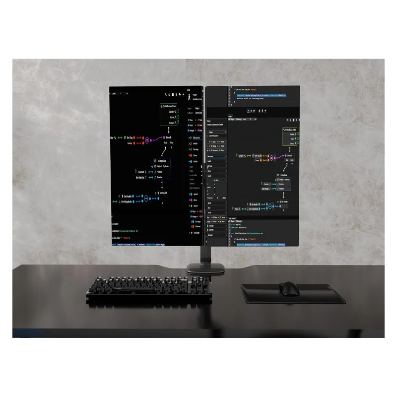 NORTH BAYOU D9C Duty Gas Spring Monitor Mount - 27” – 50” Screens