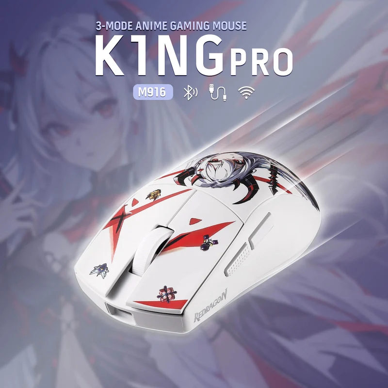 EISA K686 PRO SE Keyboard & K1NG M916 PRO (1K Hz) Mouse Anime Combo