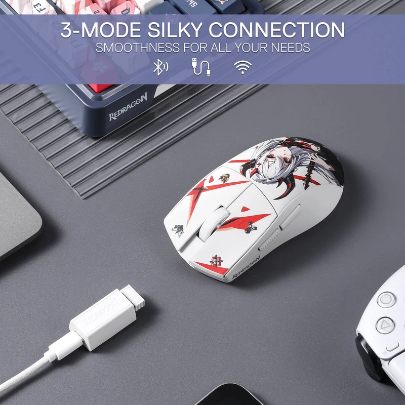 EISA K686 PRO SE Keyboard & K1NG M916 PRO (1K Hz) Mouse Anime Combo