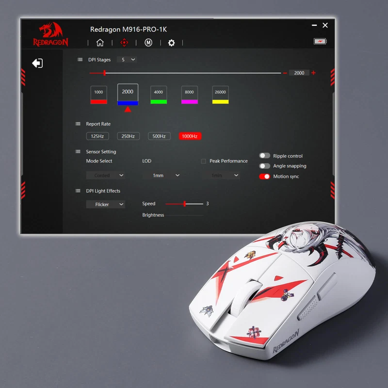 EISA K686 PRO SE Keyboard & K1NG M916 PRO (1K Hz) Mouse Anime Combo