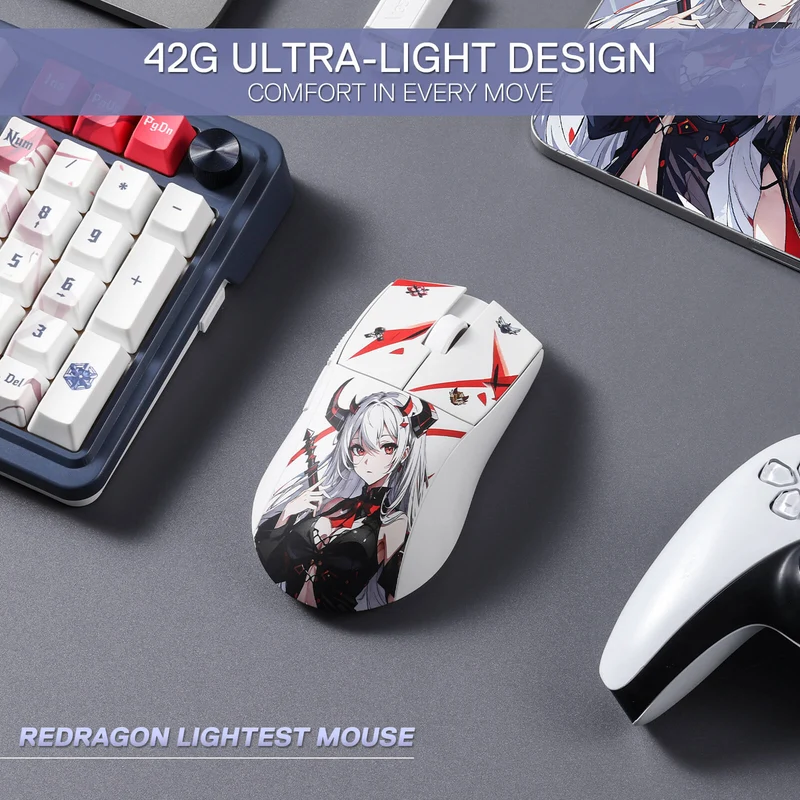 EISA K686 PRO SE Keyboard & K1NG M916 PRO (1K Hz) Mouse Anime Combo