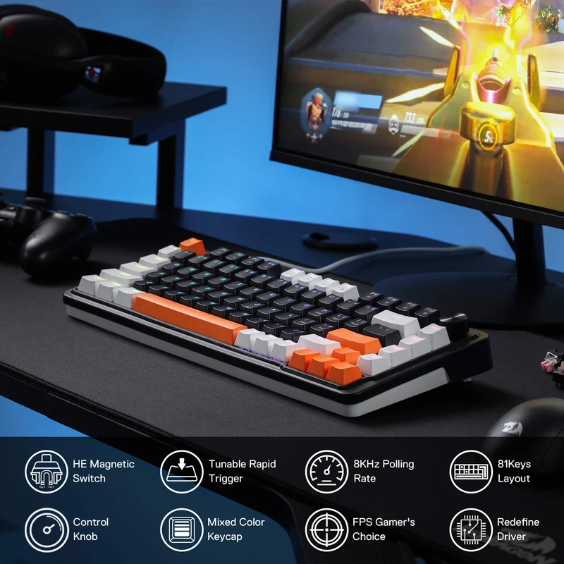 LANDSHAKER K714 (Magnetic Hall Effect Keyboard)