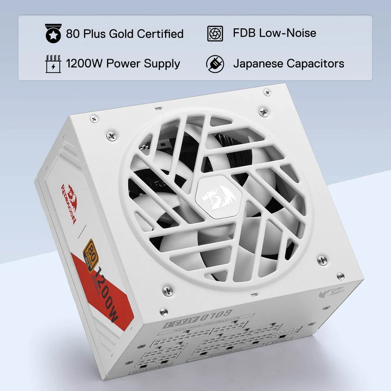 MASTER RGPS PRO 1200W 80 Plus® Gold ATX 3.1 PSU (Black & White)