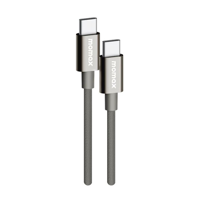 MOMAX Elite Braided Cable - 60W / USB-C / 1.5 Meter / Titanium