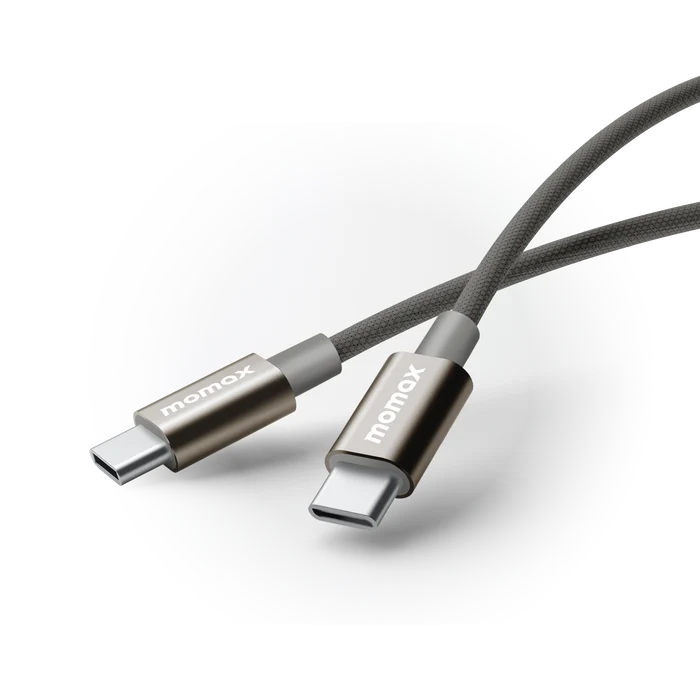 MOMAX Elite Braided Cable - 60W / USB-C / 1.5 Meter / Titanium
