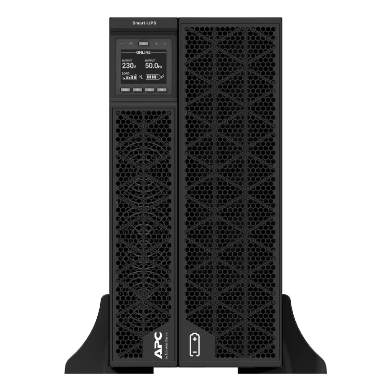 مزود طاقة غير منقطع إيه بي سي سمارت UPS RT ‏8000VA - 8 آلاف واط / 8 آلاف فولت أمبير / تحويل مزدوج أونلاين / تركيب في رف/وضع برجي