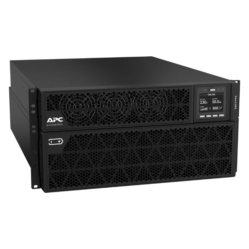 مزود طاقة غير منقطع إيه بي سي سمارت UPS RT ‏8000VA - 8 آلاف واط / 8 آلاف فولت أمبير / تحويل مزدوج أونلاين / تركيب في رف/وضع برجي