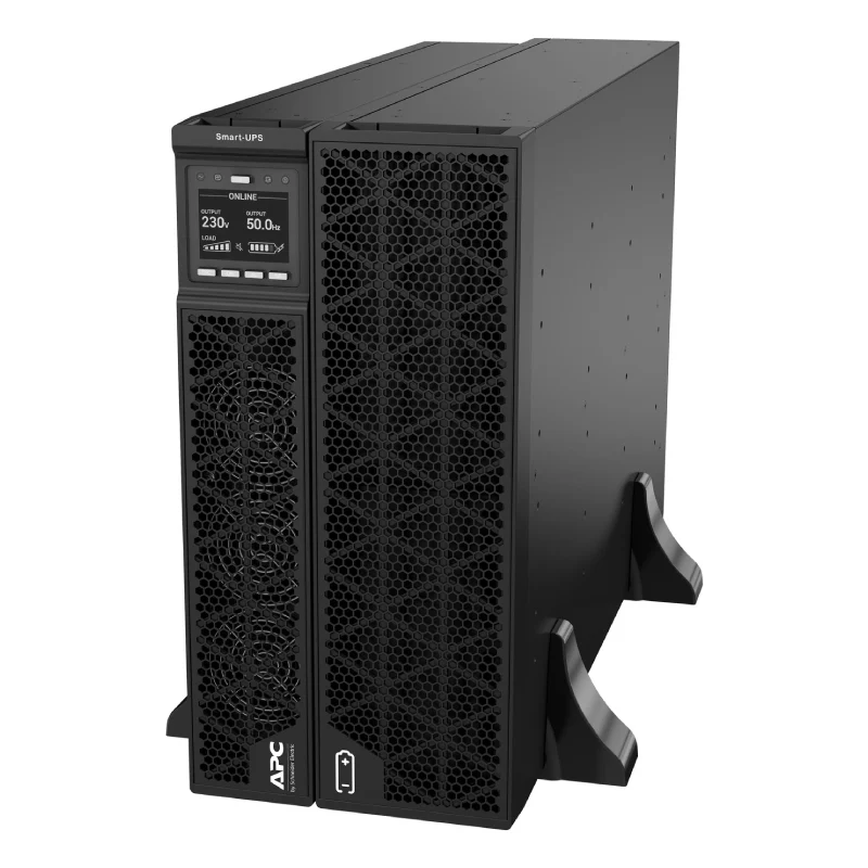 مزود طاقة غير منقطع إيه بي سي سمارت UPS RT ‏8000VA - 8 آلاف واط / 8 آلاف فولت أمبير / تحويل مزدوج أونلاين / تركيب في رف/وضع برجي