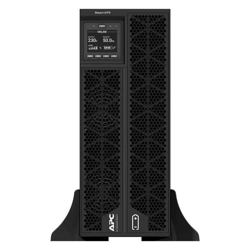 مزود طاقة غير منقطع إيه بي سي سمارت UPS RT ‏6000VA - ‏6 آلاف واط / 6 آلاف فولت أمبير / تحويل مزدوج أونلاين / تركيب في رف/وضع برجي
