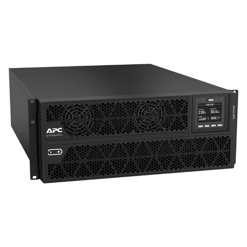 مزود طاقة غير منقطع إيه بي سي سمارت UPS RT ‏6000VA - ‏6 آلاف واط / 6 آلاف فولت أمبير / تحويل مزدوج أونلاين / تركيب في رف/وضع برجي