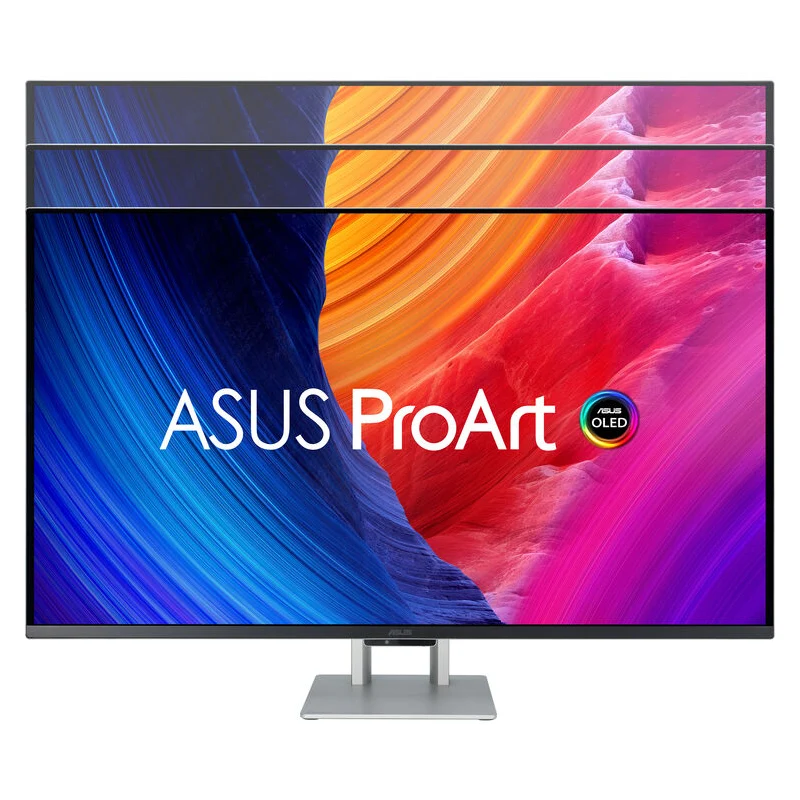 شاشة احترافية أسوس PA32UCDM برو آرت ديسبلاي OLED - حجم 32 بوصة 4K UHD / زمن استجابة 0.1 مللي ثانية / 240 هرتز / Thunderbolt 4/HDMI 2.1/USB 3.2 جيل 2 Type-A / ضمان سنة