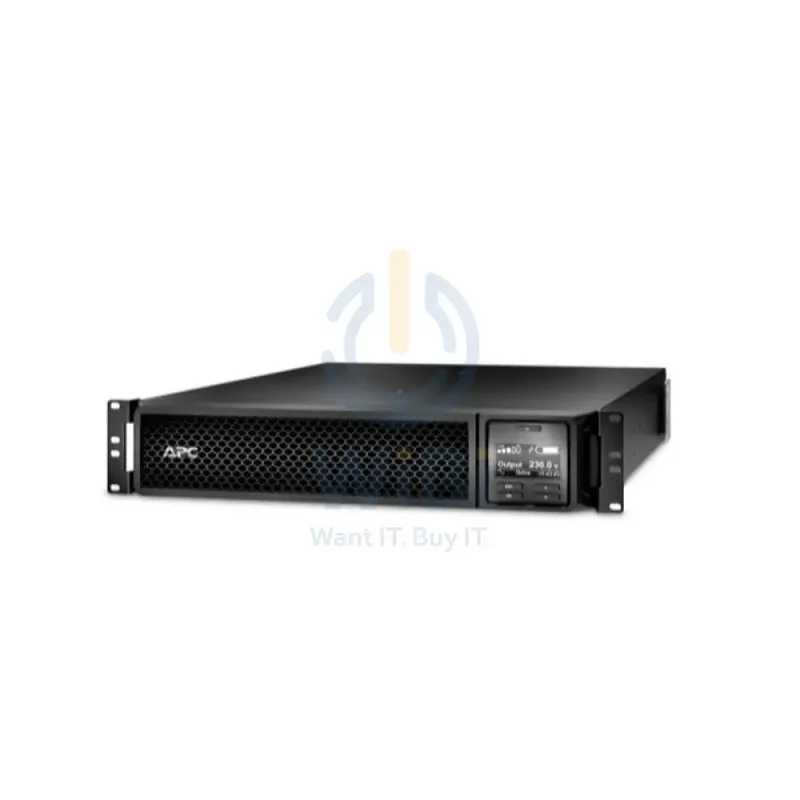 مزود طاقة غير منقطع إيه بي سي سمارت UPS ‏3000VA - ‏2.7 ألف واط / 3 آلاف فولت أمبير / تحويل مزدوج أونلاين / تركيب في رف 2U