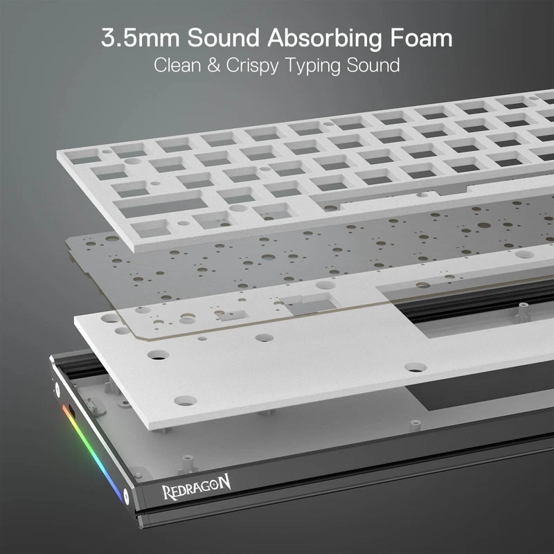 SHACO K641 Wired Aluminum Keyboard