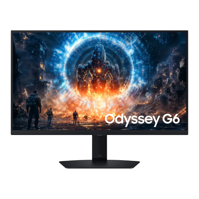 شاشة ألعاب سامسونج أوديسي G6 G60F مقاس 27 بوصة، مقاس 27.0 بوصة، QHD، تردد تحديث 350 هرتز، زمن استجابة 1 مللي ثانية، HDMI، ديسبلاي بورت، باللون الأسود