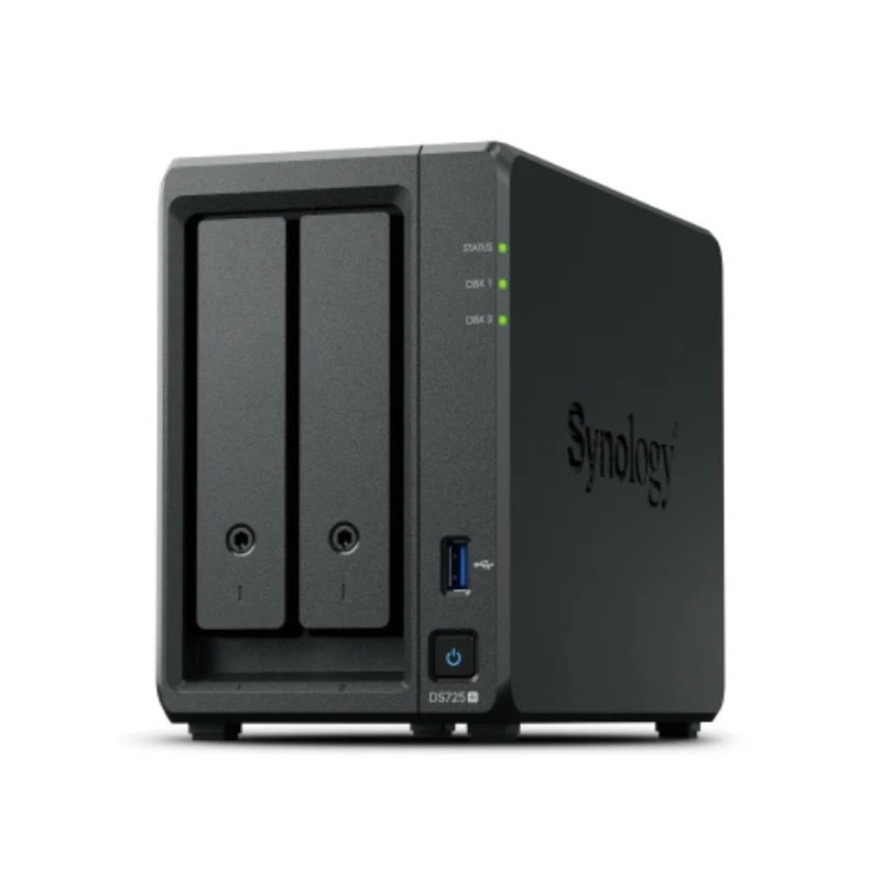 جهاز تخزين مكتبي سينولوجي ديسك ستيشن DS725neo+، SATA، فتحتان للأقراص، يو إس بي، LAN