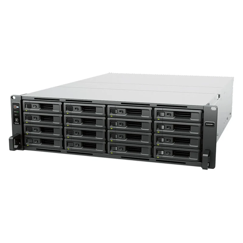 وحدة تخزين شبكية سينولوجي راك ستيشن RS2825RP+ للتركيب في الرف - SATA / ‏16 حجرة / USB / LAN