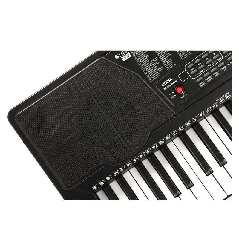 Wansa 61 Keys Musical Keyboard, KL-91M - Black