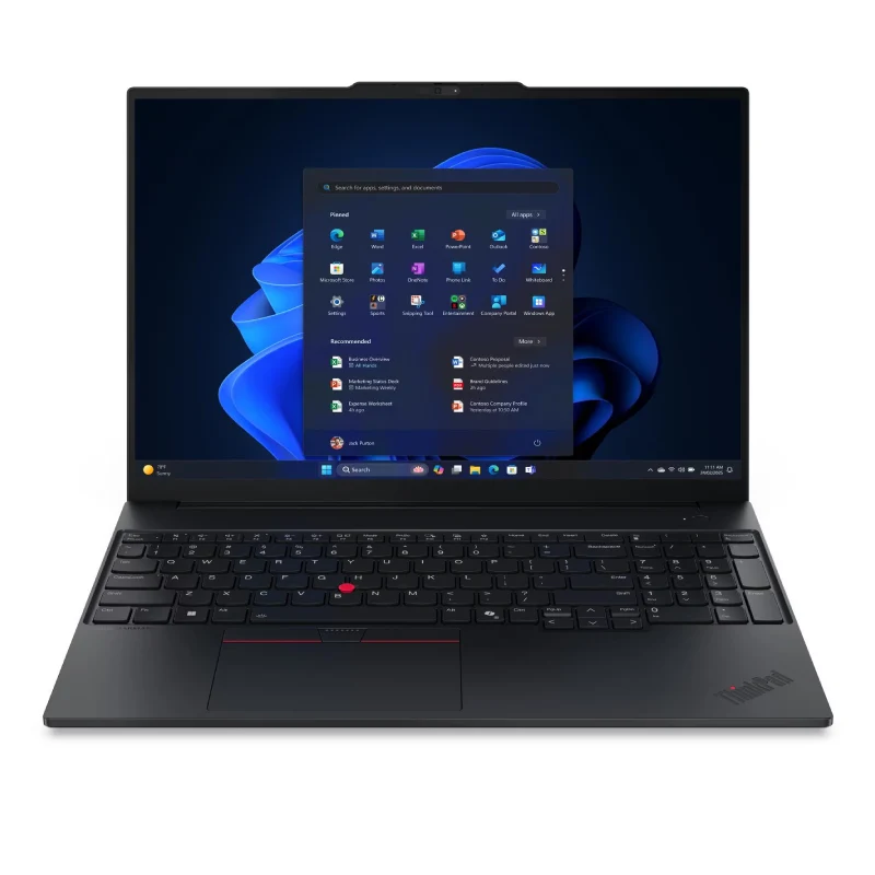 Lenovo ThinkPad E16 Gen 3 AI PC - 16.0" WUXGA / Ultra 7 255H / 16GB / 1TB (NVMe M.2 SSD) / Win 11 Pro / 1YW / Arabic/English / Lenovo 15.6" Laptop Casual Toploader