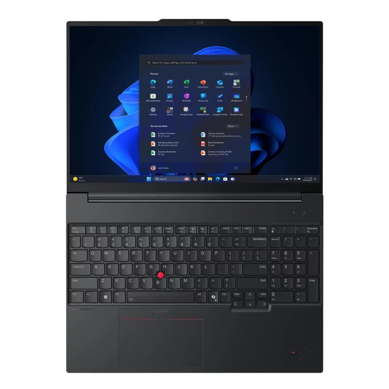 Lenovo ThinkPad E16 Gen 3 AI PC - 16.0" WUXGA / Ultra 7 255H / 16GB / 1TB (NVMe M.2 SSD) / Win 11 Pro / 1YW / Arabic/English / Lenovo 15.6" Laptop Casual Toploader