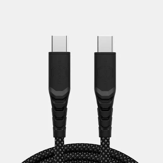 كابل مغناطيسي مضفر إت سكينز هايبرد - 100 واط / USB-C / 1.5 متر / أسود
