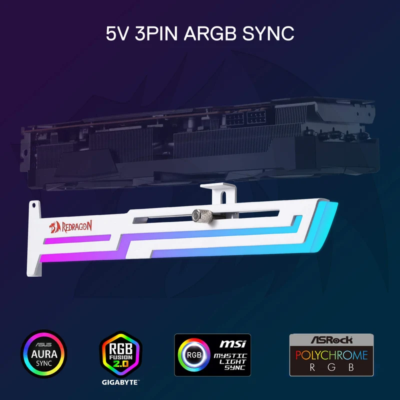 GCP03 ARGB GPU Support Bracket