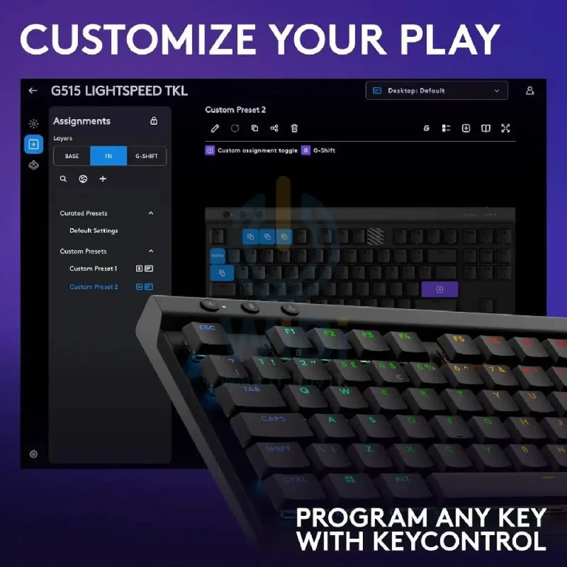 لوحة مفاتيح ألعاب لوجيتك G515 لايت سبيد TKL ميكانيكية، لاسلكية، تكتيكال / إنجليزي / باللون الأسود + ماوس باد ألعاب هايبر إكس بلسفاير / مقاس ميديم + سماعة رأس ألعاب ستيل سيريز آركتس نوفا 1 متعددة الأنظمة + ماوس ألعاب سلكي ريدراجون M816-RGB - عرض حزمة