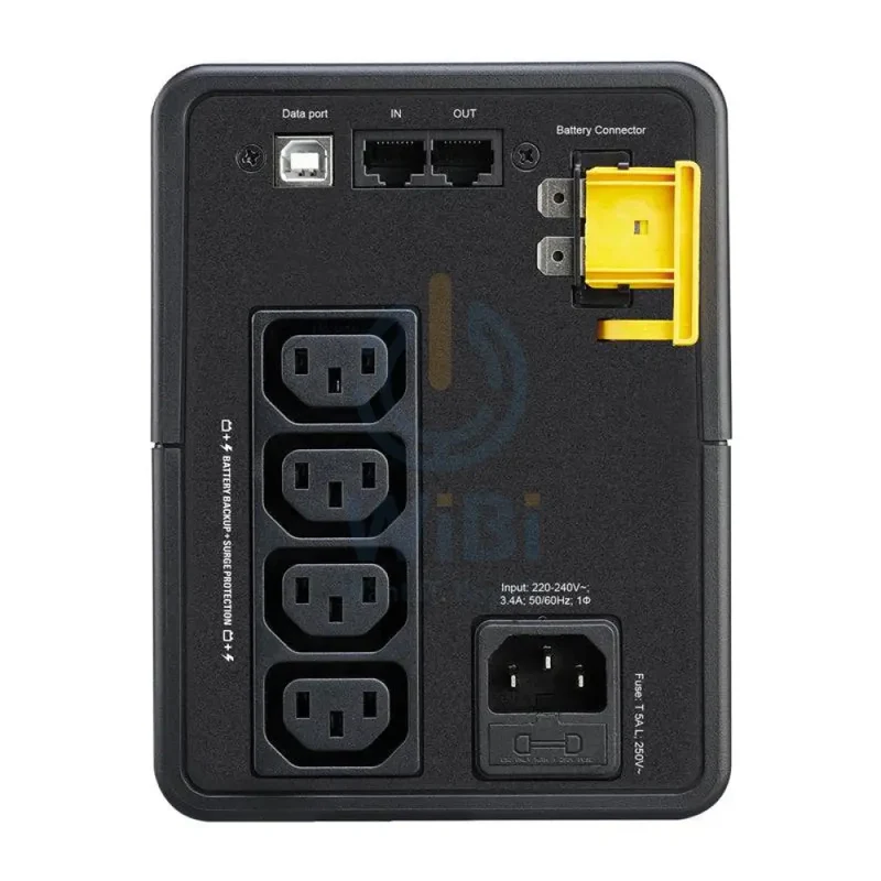 مزود طاقة غير منقطع إيه بي سي باك UPS ‏750VA - 410 واط / 750 فولت أمبير / تفاعلي مع خط الكهرباء / برجي