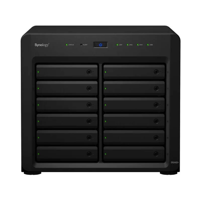 جهاز تخزين شبكي سينولوجي ديسك ستيشن DS2422+ - SATA / 12 فتحة أقراص / USB / LAN / مكتبي