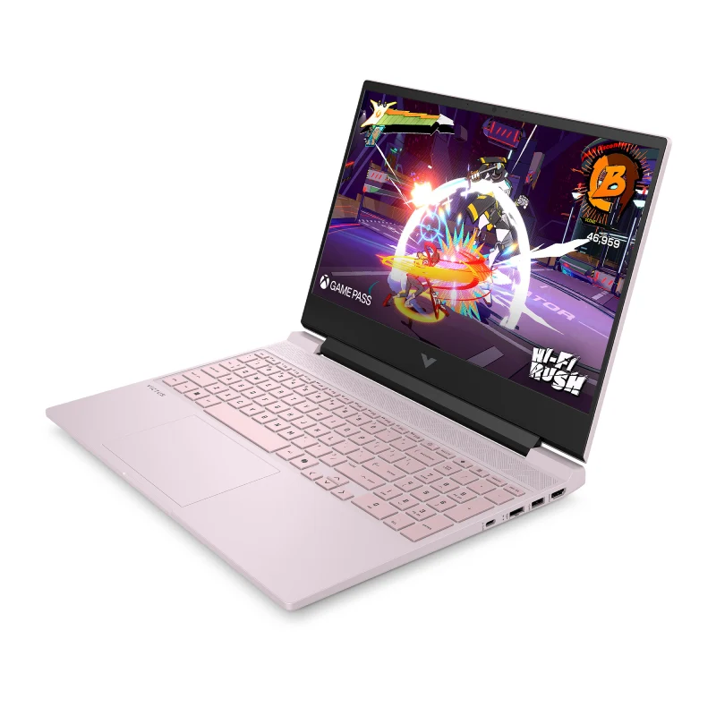 لابتوب ألعاب إتش بي فيكتوس 15-FA2003NE - حجم 15.6 بوصة FHD / i7 / 8 جيجابايت / 512 جيجابايت (محرك أقراص صلبة SSD بتقنية NVMe M.2) / RTX 3050 بسعة 6 جيجابايت GDDR6 / ضمان سنة / مفاتيح إنجليزي/عربي / وردي بودري