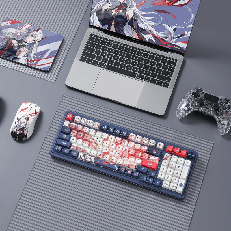 EISA K686 PRO SE Keyboard & K1NG M916 PRO (1K Hz) Mouse Anime Combo