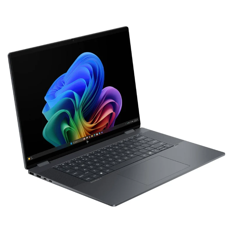 لابتوب إتش بي أومني بوك X فليب للجيل التالي AI PC، مقاس 16.0 بوصة 2K متعدد اللمس، معالج ألترا 7 256V، ذاكرة وصول عشوائي 16 جيجابايت، قرص حالة صلبة NVMe M.2 بسعة 1 تيرابايت، ويندوز 11 هوم، 16-AS0023DX، ضمان سنة واحدة، مفاتيح إنجليزية