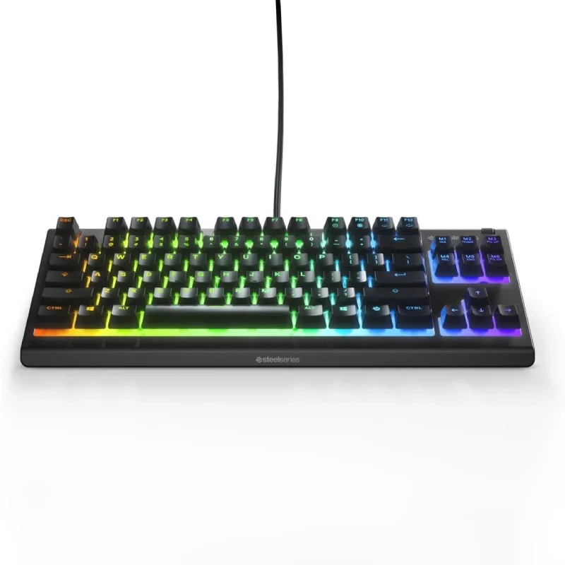 عرض حزمة ستيل سيريز أبيكس 3 TKL لوحة مفاتيح ألعاب، سلكية، RGB، أسود + لوحة ماوس ألعاب هايبر إكس بالس فاير مات، متوسطة، أسود + سماعة ألعاب ريدراجون H510 زيوس، فوق الأذن، 3.5 مم، أسود + ماوس ألعاب سلكي ريدراجون M816-RGB، أسود