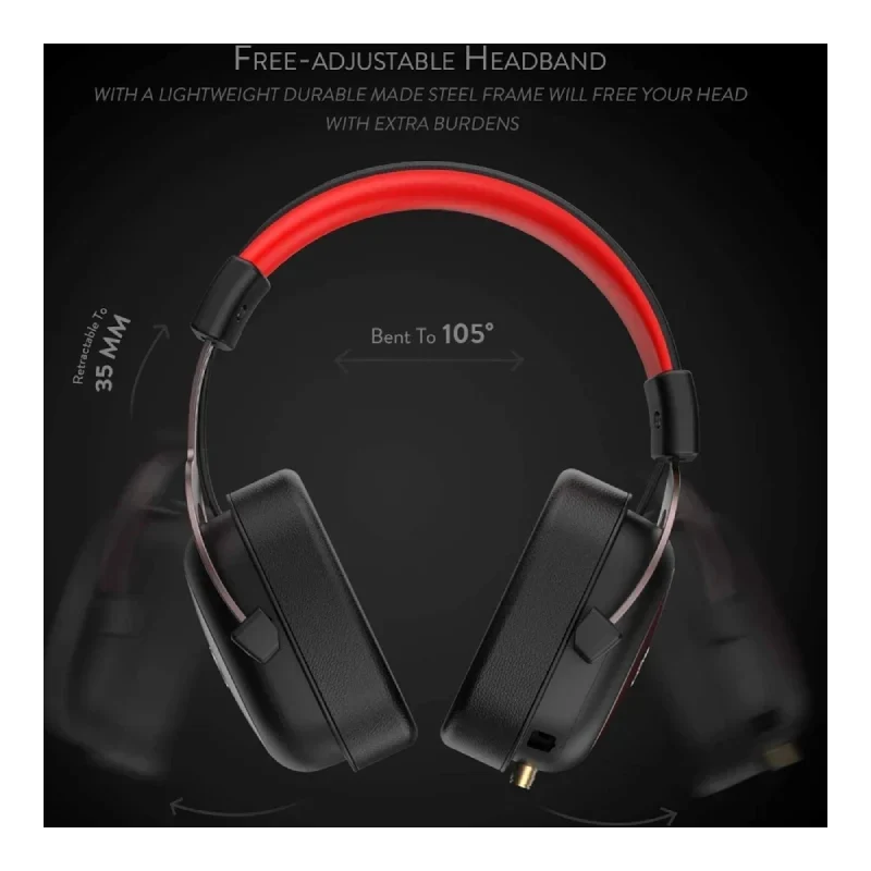 عرض حزمة ستيل سيريز أبيكس 3 TKL لوحة مفاتيح ألعاب، سلكية، RGB، أسود + لوحة ماوس ألعاب هايبر إكس بالس فاير مات، متوسطة، أسود + سماعة ألعاب ريدراجون H510 زيوس، فوق الأذن، 3.5 مم، أسود + ماوس ألعاب سلكي ريدراجون M816-RGB، أسود