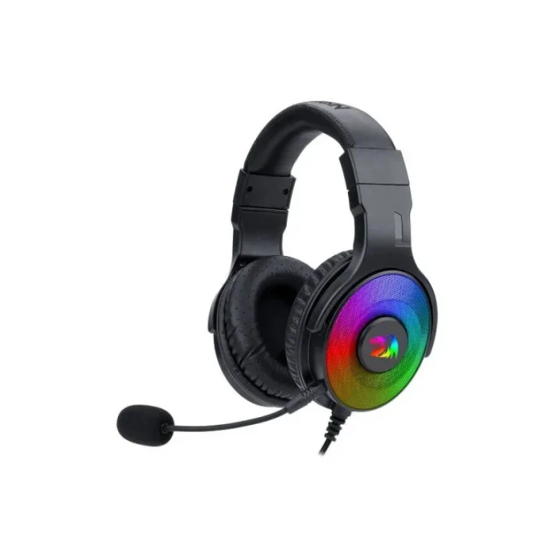 سماعة رأس ألعاب ريدراجون H350 باندورا RGB سلكية سوداء + وسادة ماوس ألعاب هايبر إكس بالس فاير مات بحجم متوسط + ماوس ألعاب هايبر إكس بالس فاير هيست 2 ميني لاسلكي + لوحة مفاتيح ألعاب ستيل سيريز أبيكس 5 ميكانيكية هجينة، باللون الأسود، عرض باقة