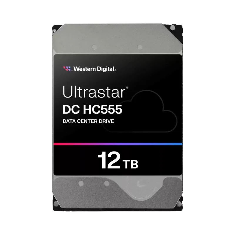 قرص صلب دبليو دي ألترا ستار HC555 لمراكز البيانات - 12 تيرابايت / سرعة تصل إلى 269 ميجابايت/ثانية / SATA-III / سرعة 7200 دورة/دقيقة / 512 ميجابايت