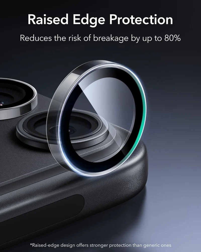 ESR Armorite Camera Lens For Apple iPhone 18 Pro / Apple iPhone 18 Pro Max / Apple iPhone 17 Pro / Apple iPhone 18 Pro Max - Clear