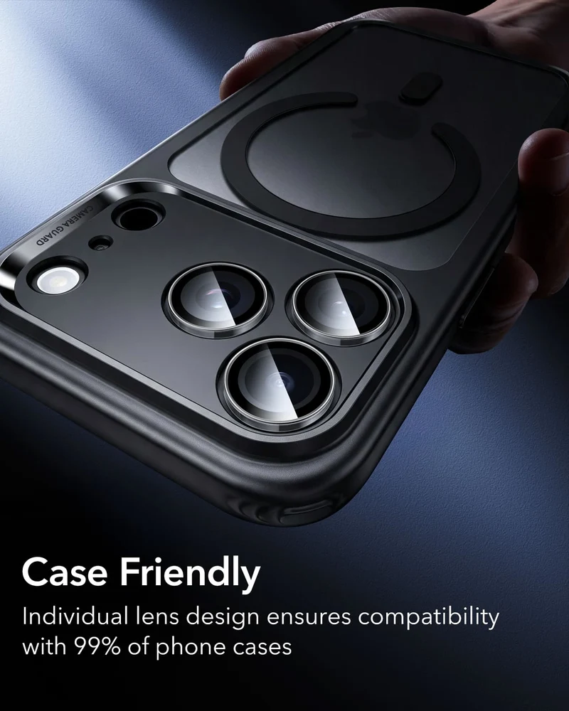 ESR Armorite Camera Lens For Apple iPhone 18 Pro / Apple iPhone 18 Pro Max / Apple iPhone 17 Pro / Apple iPhone 18 Pro Max - Clear