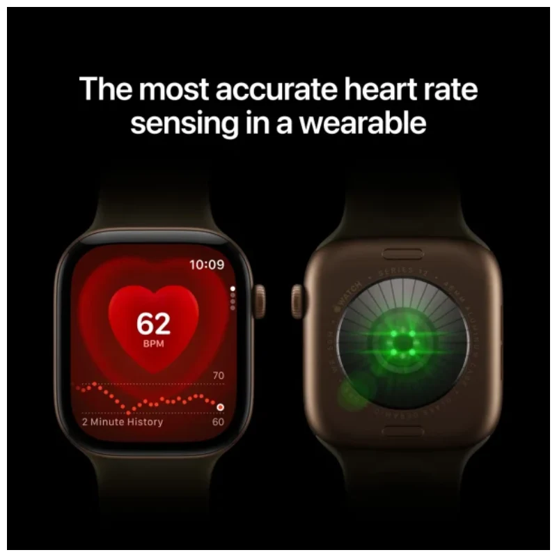 Apple Watch Series 12 - LTPO OLED / 64GB / 46mm / Bluetooth / Wi-Fi + Cellular / Medium/Large / Natural Titanium Case with Natural Milanese Loop