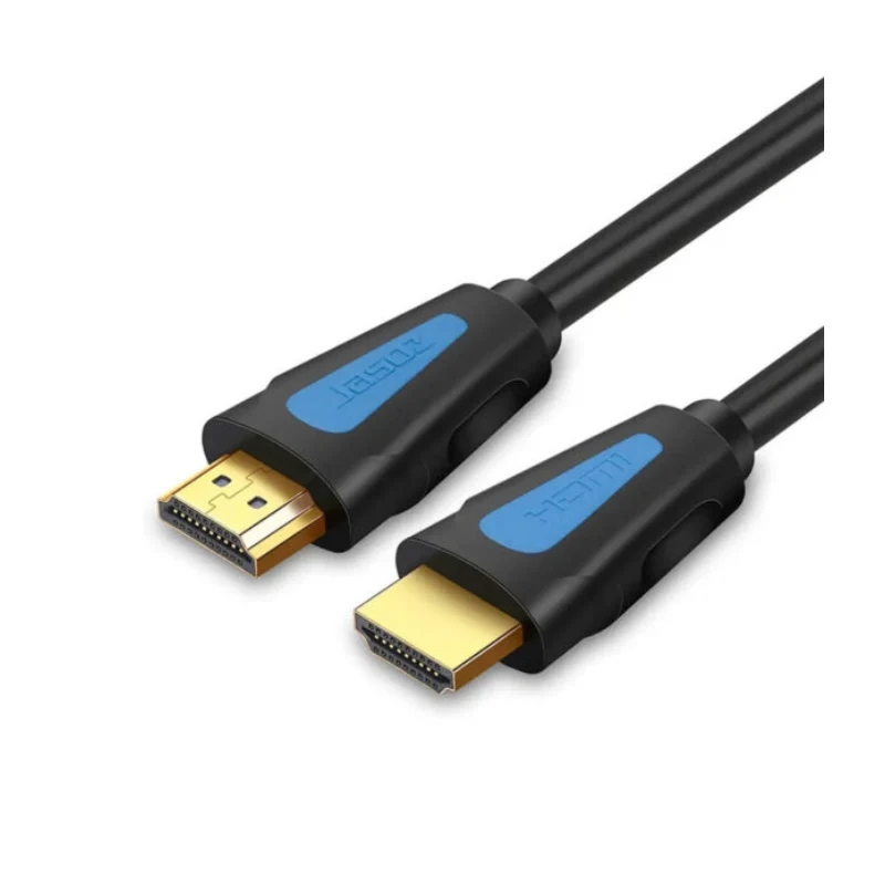كابل HDMI جاسوز T-A224 يدعم 4K@30Hz بموصلات مطلية بالذهب - 4K / طول 15 متر / أسود/أزرق