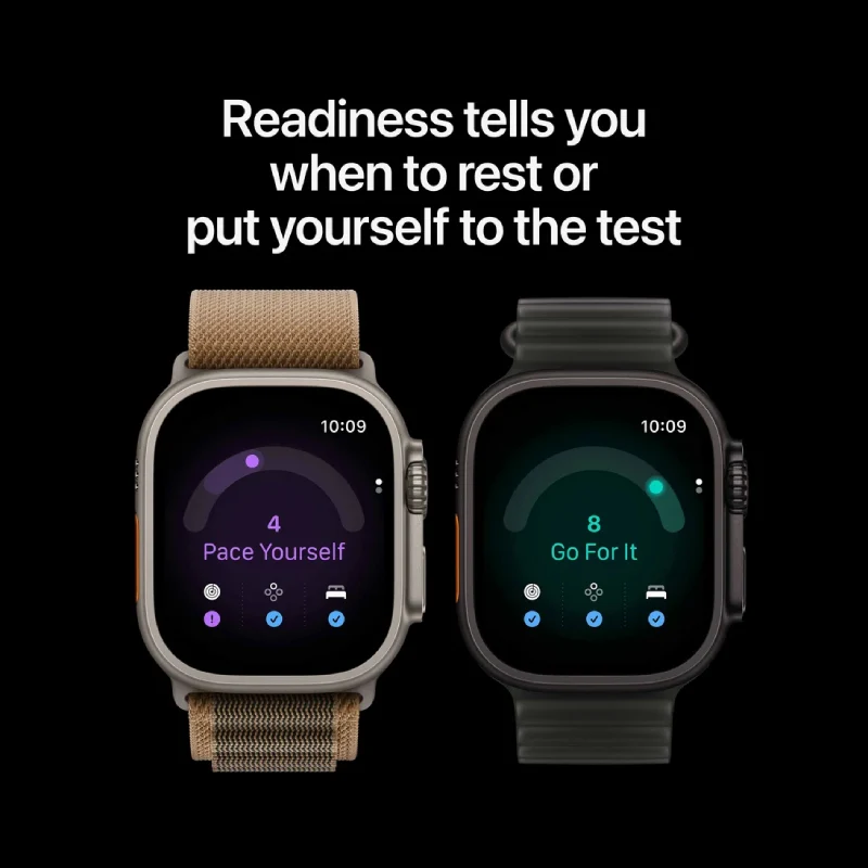 Apple Watch Ultra 4 - LTPO OLED / 64GB / 49mm / Bluetooth / Wi-Fi / Cellular / Small / Natural Titanium Case with Natural Milanese Loop