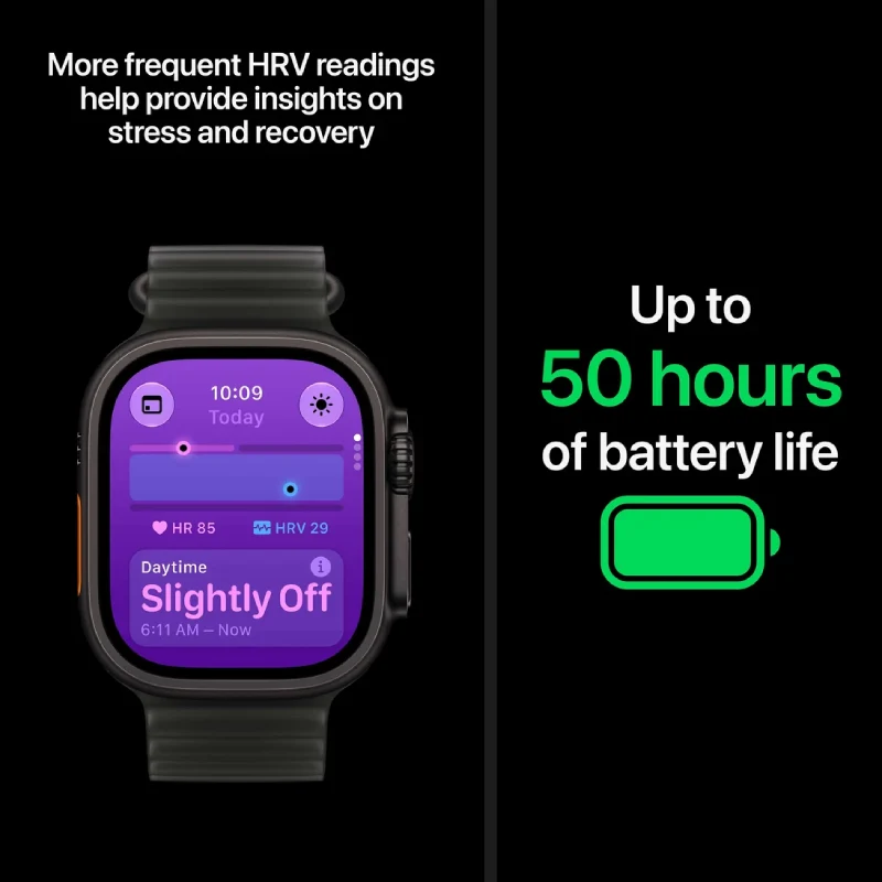 Apple Watch Ultra 4 - LTPO OLED / 64GB / 49mm / Bluetooth / Wi-Fi / Cellular / Large / Natural Titanium Case with Desert Alpine Loop
