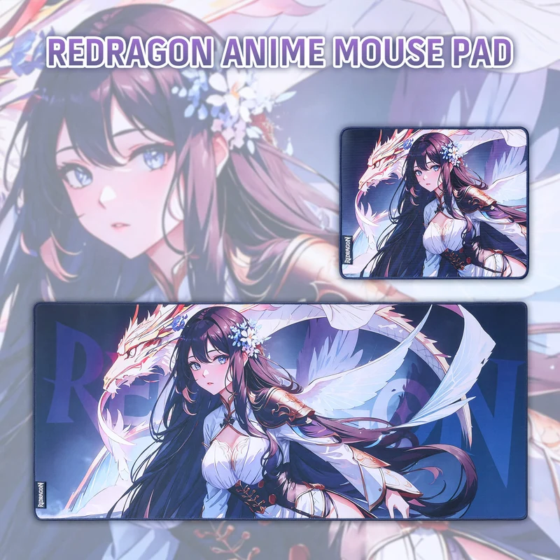 P046 Anime Blue Gaming Mouse Pad/Desk Mat