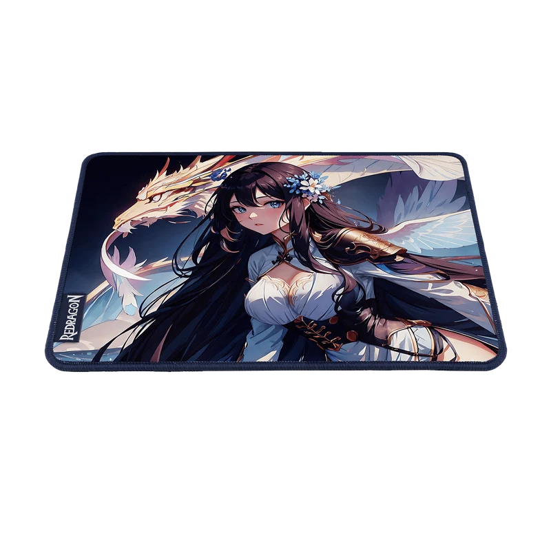P046 Anime Blue Gaming Mouse Pad/Desk Mat