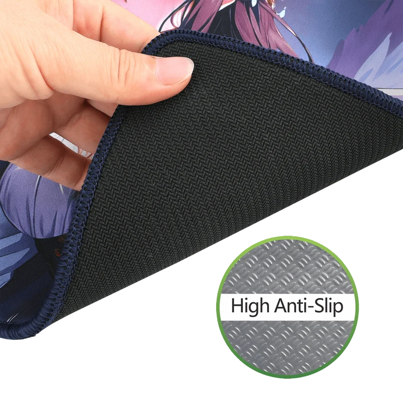 P046 Anime Blue Gaming Mouse Pad/Desk Mat