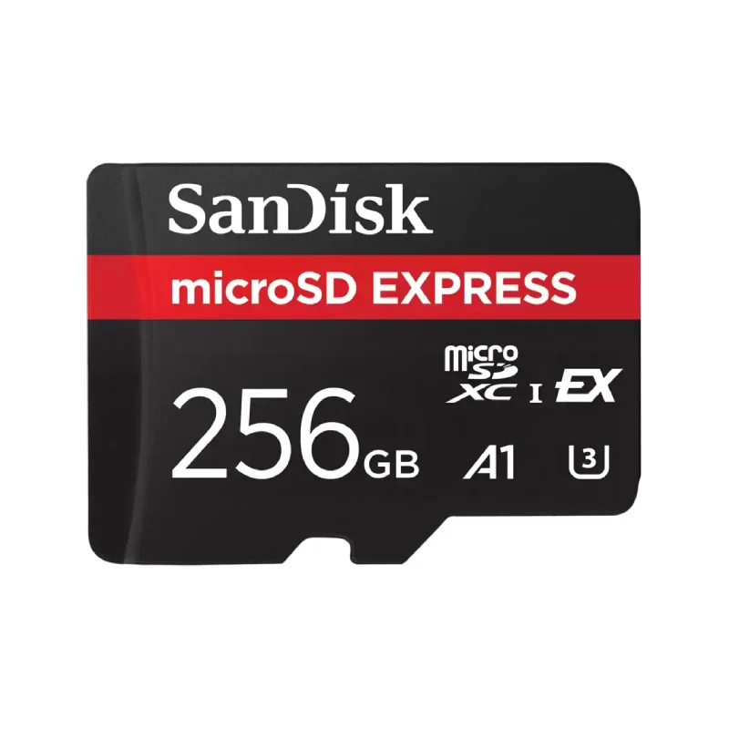 بطاقة ذاكرة سان ديسك microSD إكسبريس، سعة 256 جيجابايت، بسرعة تصل إلى 880 ميجابايت/ثانية